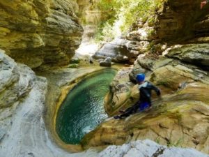 canyoning glijbaan Ligurië